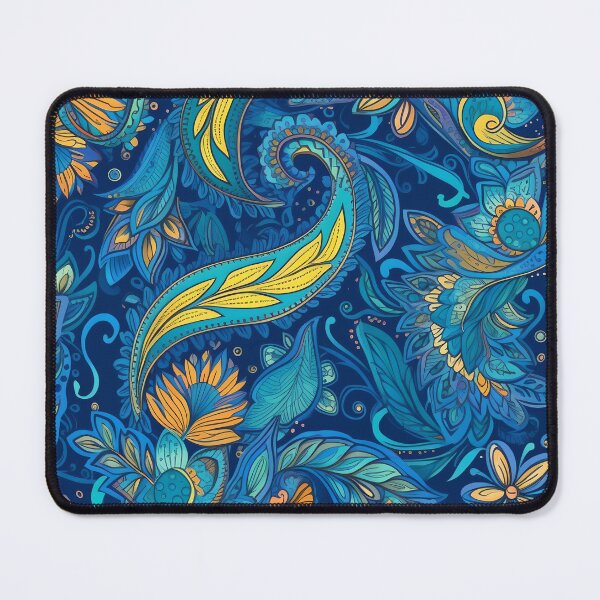 Item preview, A blue henna pattern designed and sold by TogetherDshop.