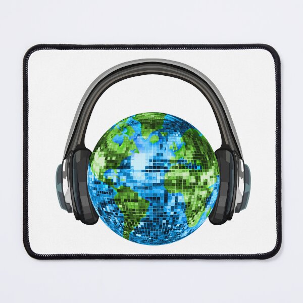 Item preview, Disco Earth Ball with Headphones designed and sold by Deborah Camp.