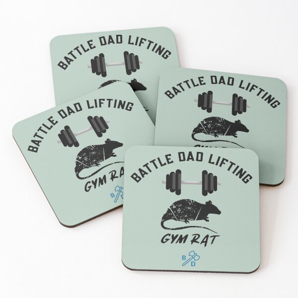 Item preview, Battle Dad Lifting Gym Rat designed and sold by Battle-Dad-Tees.