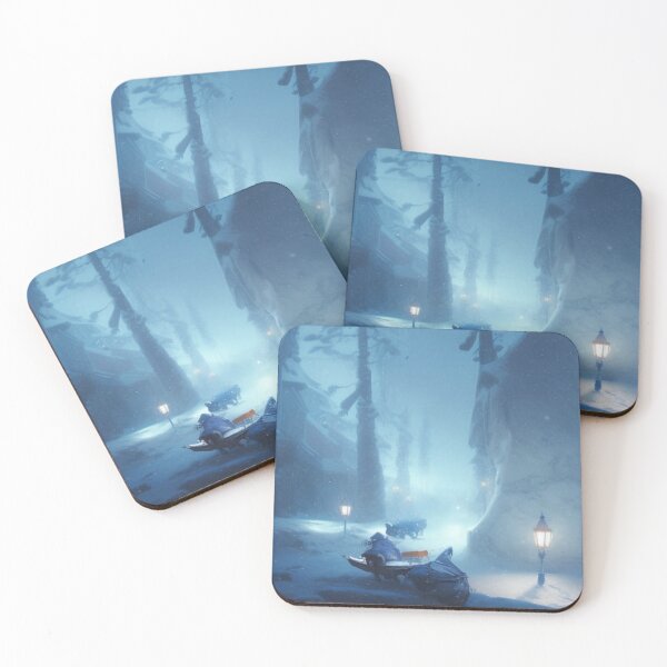 Item preview, Rhapsody in Blue North Pole designed and sold by RoyallyColorful.