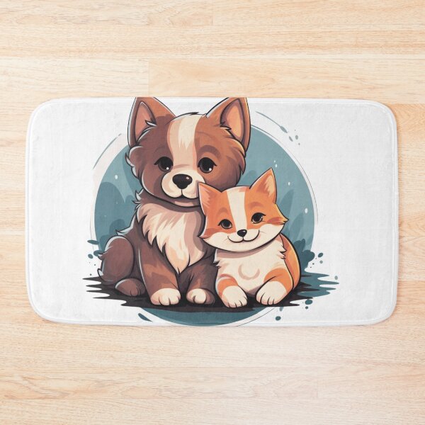 Item preview, Cat & dog  designed and sold by Dominika Bednarska.