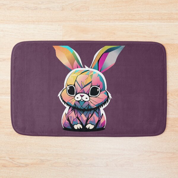 Item preview, Colorful bunny designed and sold by RatArt Designs.