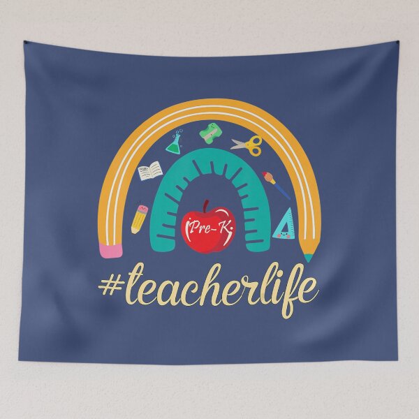 Item preview, Teacher Life Rainbow Hello PreK Back to School Pre-K Teacher 	 	 designed and sold by tfllbnppyn75.