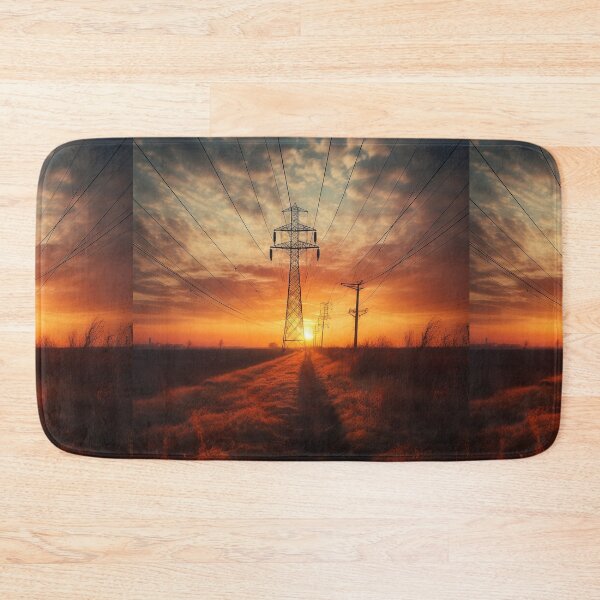 Item preview, Pylons at sunset designed and sold by pinkal.