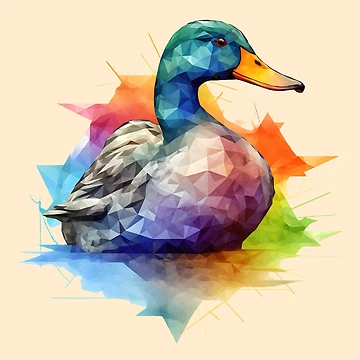 Artwork thumbnail, Duck by InkLines