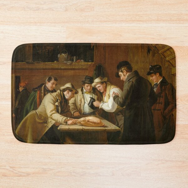 Item preview, Raffling for the Goose | William Sidney Mount | 1837 American Art designed and sold by CJET.