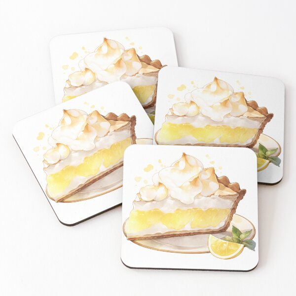 Item preview, Lemon Meringue Pie Slice designed and sold by EmeraldRiya.