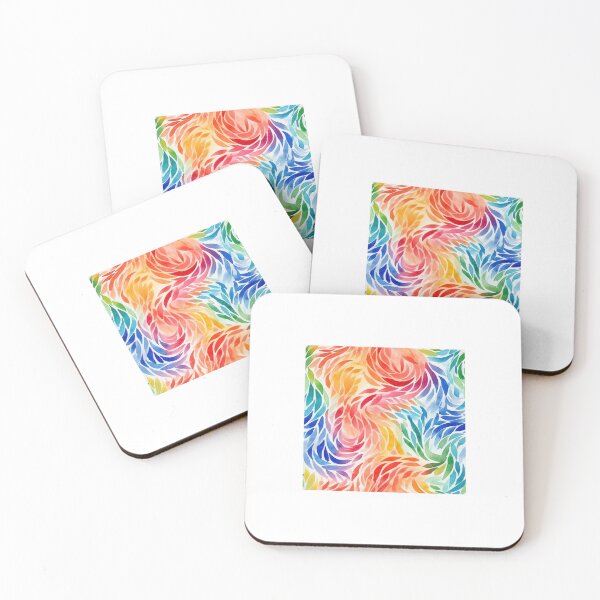 Item preview, Pride Pattern - Swirling Leaves designed and sold by KBNArt.