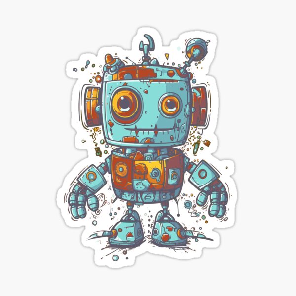 I ROBOT Sticker – Android Jones