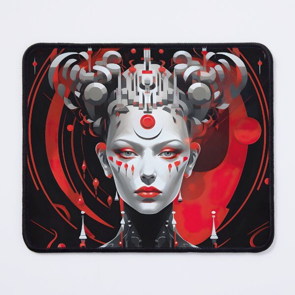 Item preview, AI Art | cyber woman designed and sold by Fractal-Graphic.