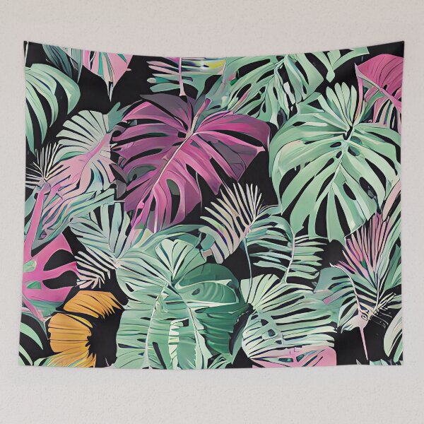 Item preview, Monstera Deliciosa, AI Art, Boho Botanical Art designed and sold by casaai.