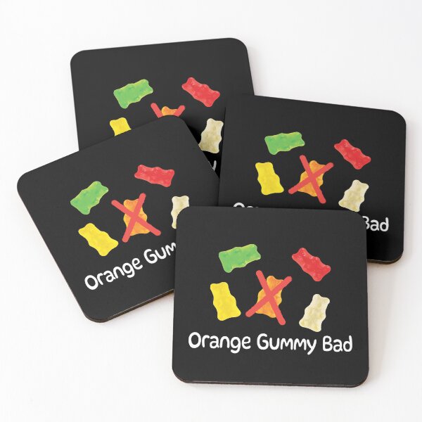 Item preview, "ORANGE GUMMY BAD" Fruit Gum, Candy, Winegums, Jelly Sweets designed and sold by Decamegashop.