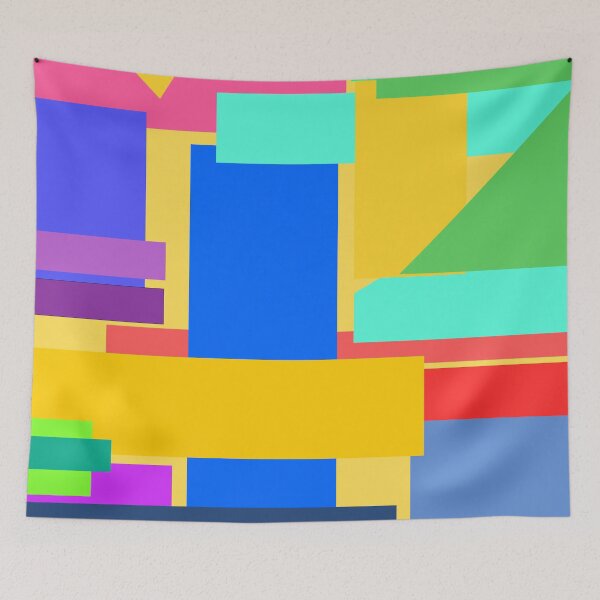 Item preview, Geometric shapes adorned with lines of various colors designed and sold by huape.