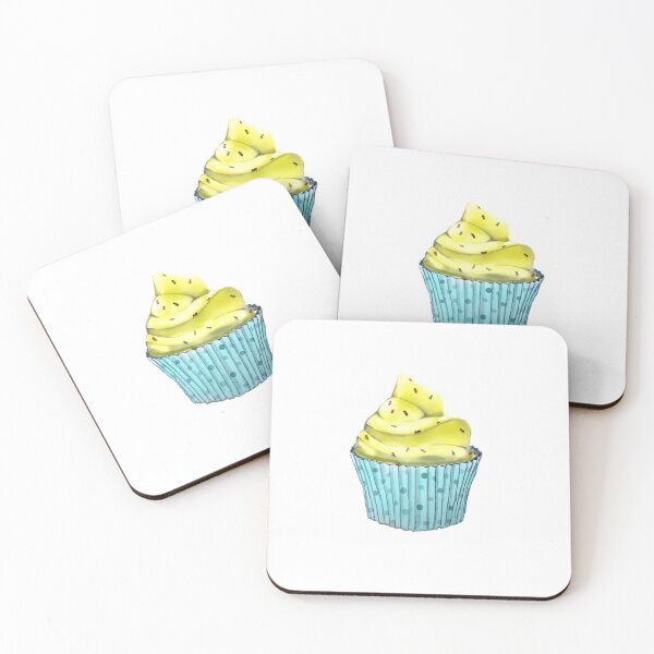 Item preview, yellow cupcake designed and sold by rossdecoart.