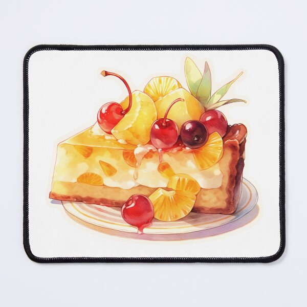 Item preview, Pineapple Upside-Down Cake Slice - Tropical Treat designed and sold by EmeraldRiya.