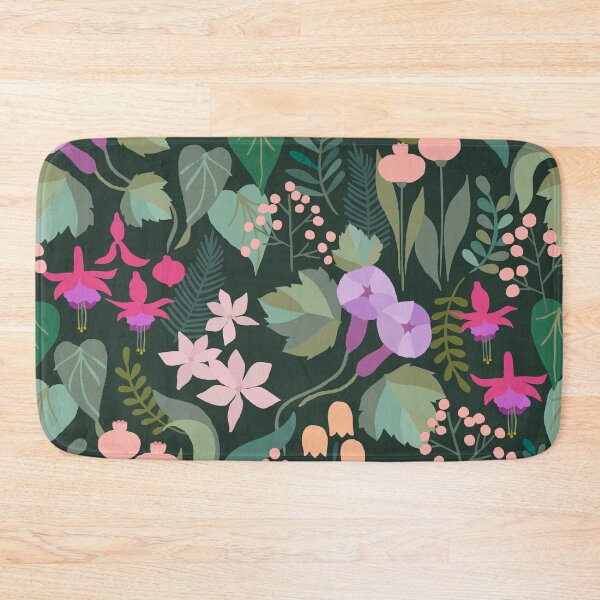 Item preview, Flower Melody Dark Night Floral - large scale designed and sold by Cecilia Mok.