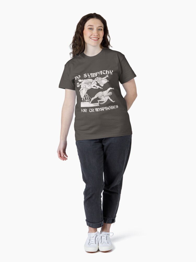 Thumbnail 4 von 7, Classic T-Shirt, Kein Mitgefühl für Trxnsphobes Trans-Rechte designt und verkauft von OliviaMutante.