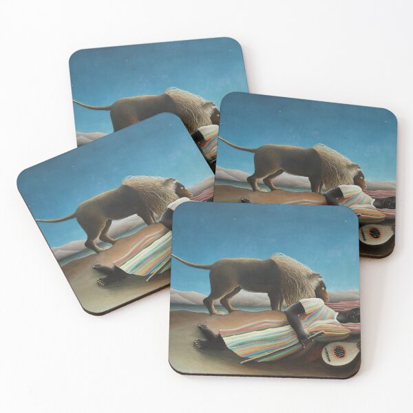Item preview, The Sleeping Gypsy | Henri Rousseau | 1897 Post-Impressionism Art designed and sold by CJET.