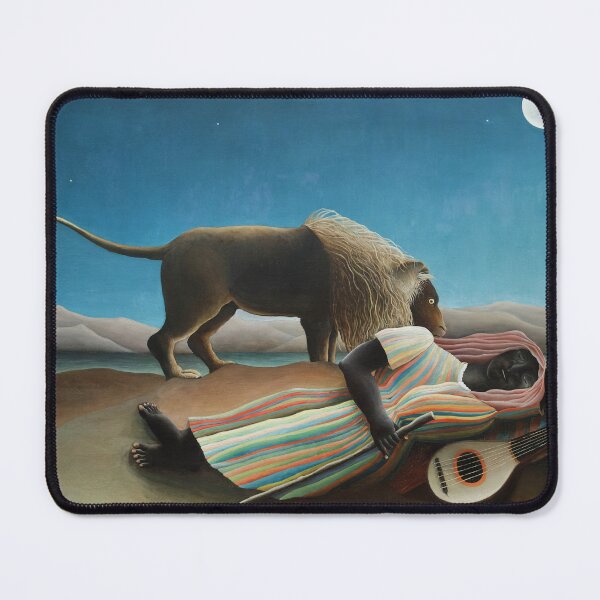 Item preview, The Sleeping Gypsy | Henri Rousseau | 1897 Post-Impressionism Art designed and sold by CJET.