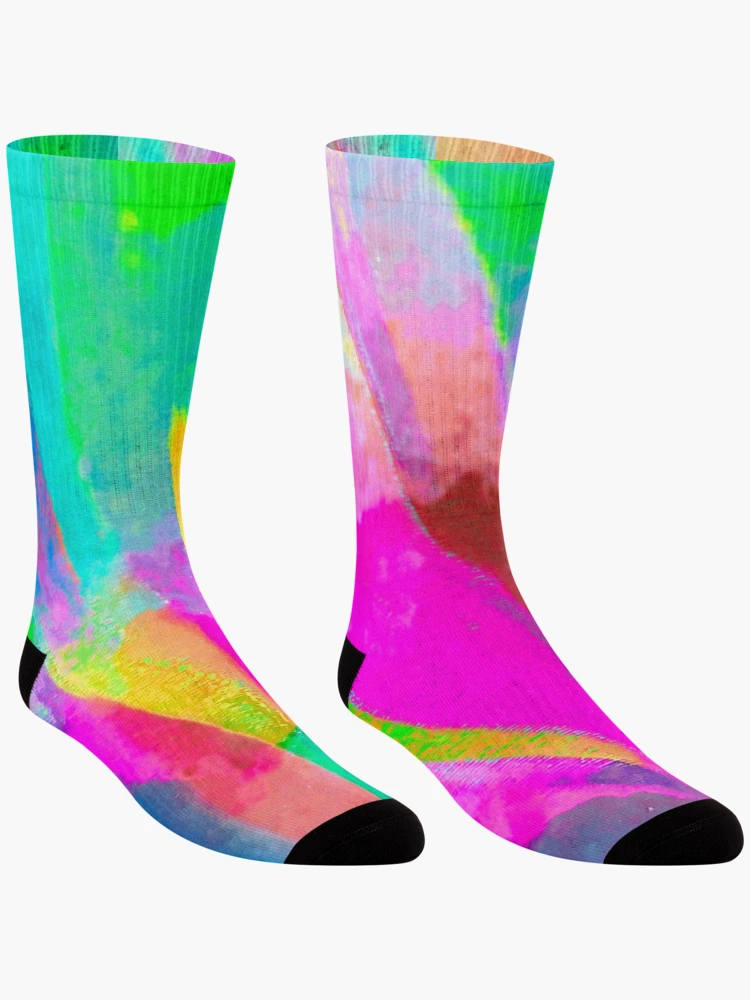 Thumbnail 3 of 5, Socks, Pastel Abstract  designed and sold by RagWeasel.