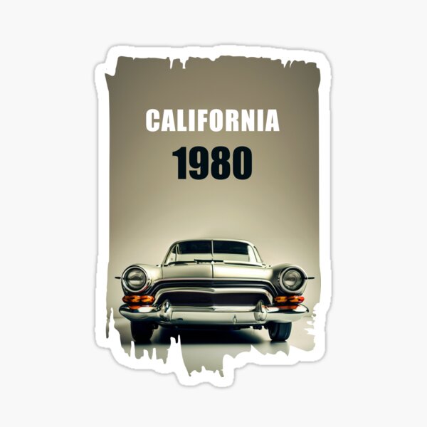 California 1980 Sticker