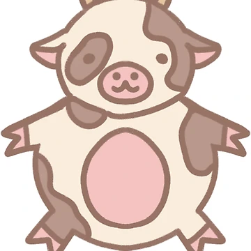 Artwork thumbnail, Round Cow by Rabbittooth