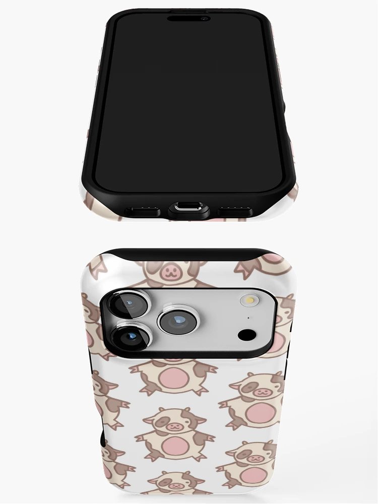 Thumbnail 3 of 4, iPhone Case, Round Cow designed and sold by Rabbittooth.