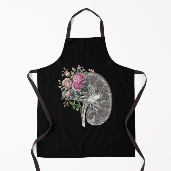 Item preview, Kidney section and pink  roses, the importance of kidney health, kidney transplantation, kidney designed and sold by Collagedream.