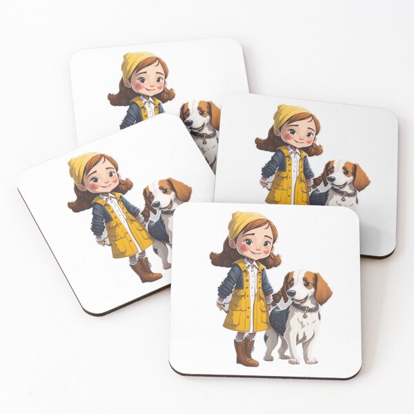 Item preview, Just a Girl and Her Dog designed and sold by ChromaCuts.