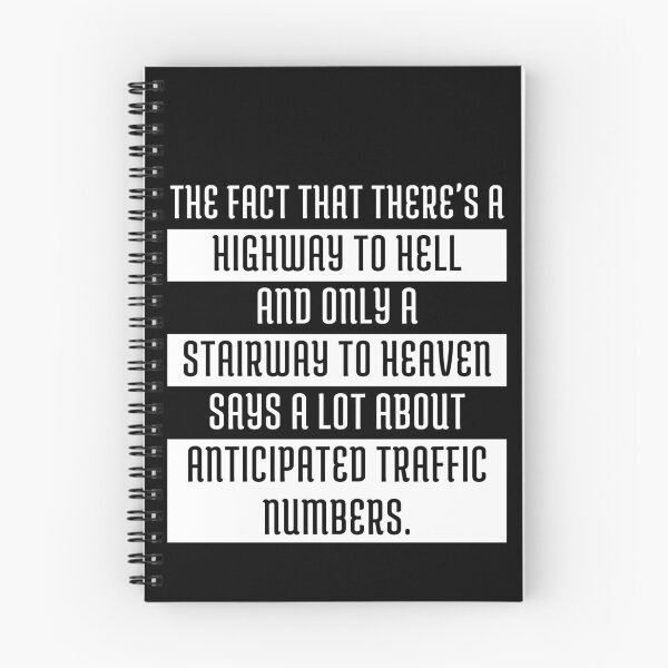 Item preview, Highway to Hell vs. Stairway to Heaven - Traffic Insights. designed and sold by chocoholic7-10.