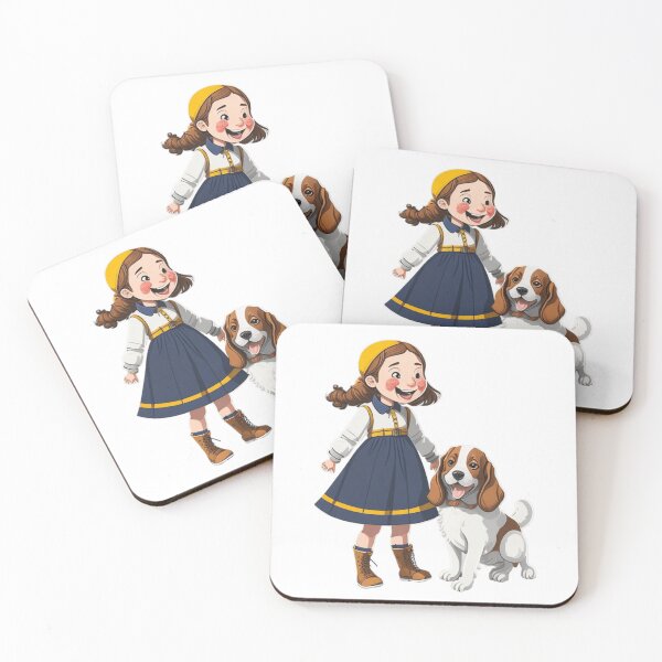 Item preview, Just a Girl and Her Dog designed and sold by ChromaCuts.
