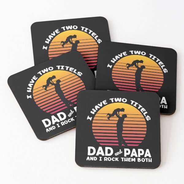 Item preview, I have Two Titles Dad And Papa And I Rock Them Both designed and sold by IGOOR.