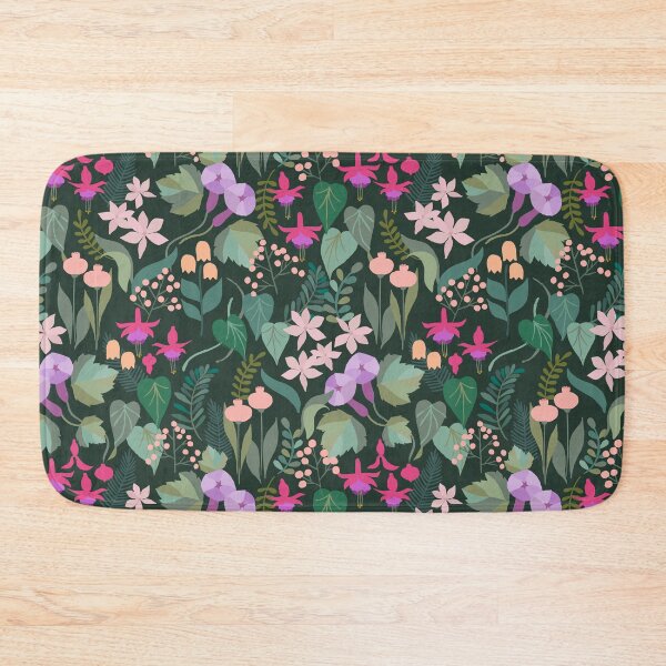 Item preview, Flower Melody Dark Night Floral - medium scale designed and sold by Cecilia Mok.