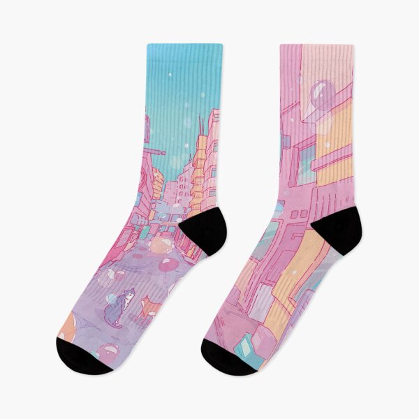 Item preview, The cute cats in the Tokyo streets (Soft pastel version) designed and sold by AnGoArt.
