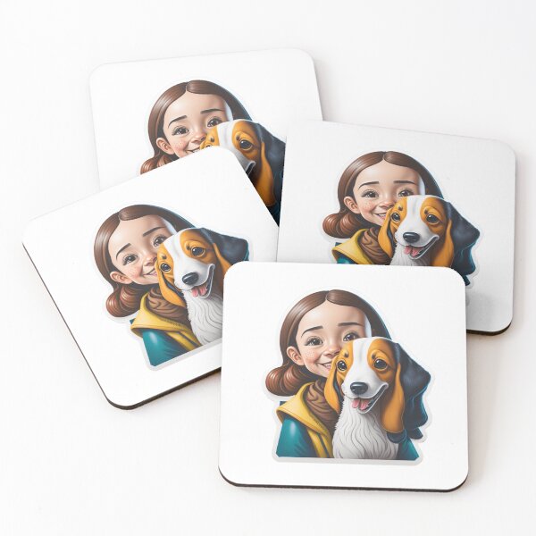 Item preview, Just a Girl and Her Dog designed and sold by ChromaCuts.