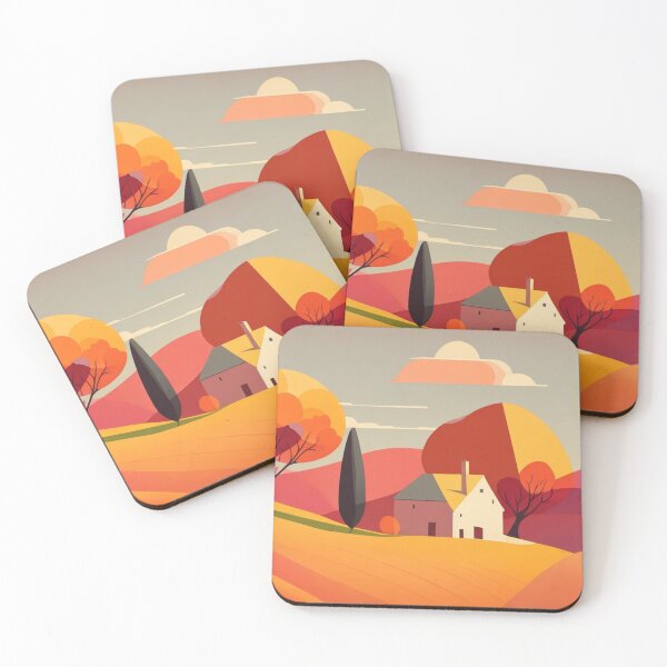 Item preview, Enchanting French Countryside Abstract Landscape designed and sold by alchemyaes.