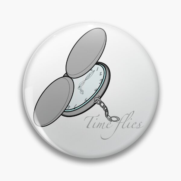 Item preview, Time Flies - pocket watch designed and sold by ShelledIn.