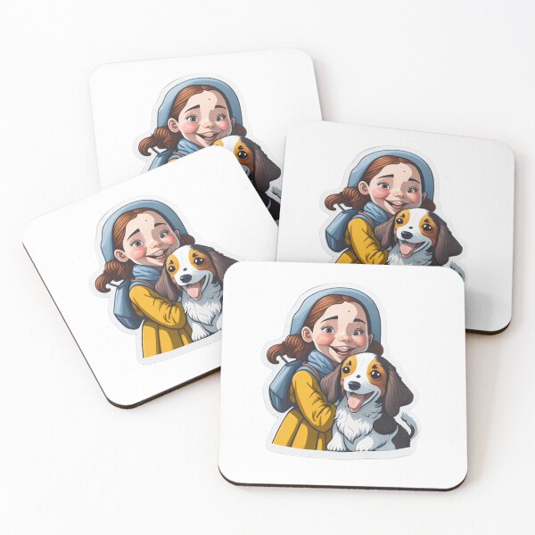 Item preview, Just a Girl and Her Dog designed and sold by ChromaCuts.