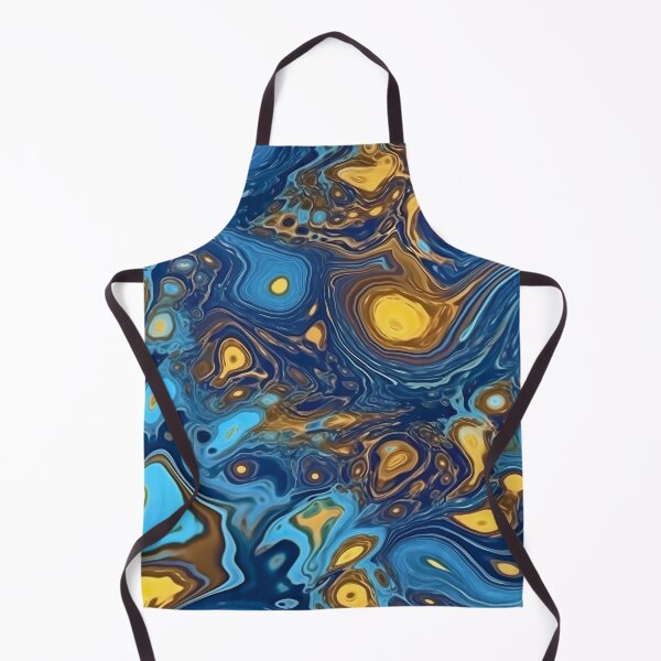 Item preview, A Captivating Blue and Yellow Abstract designed and sold by EVA4designs.