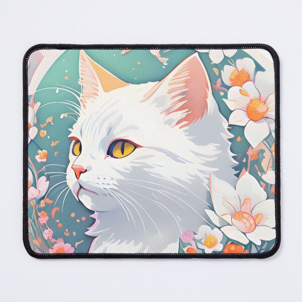 Item preview, whitecat designed and sold by BrujoArt.