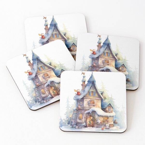 Item preview, Snow house in the forest on a white background designed and sold by n0ksyy.