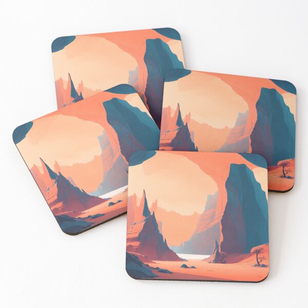 Item preview, Enigmatic Caves Abstract Landscape designed and sold by alchemyaes.