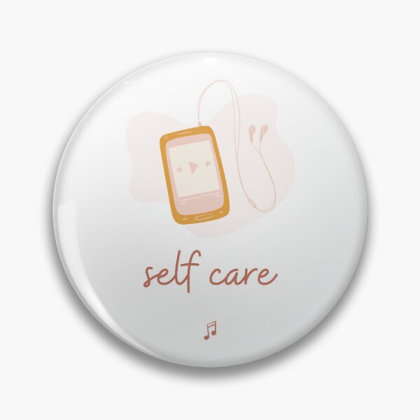 Item preview, Self Care Earbuds and Music Mental Health Quotes designed and sold by RueBennet.
