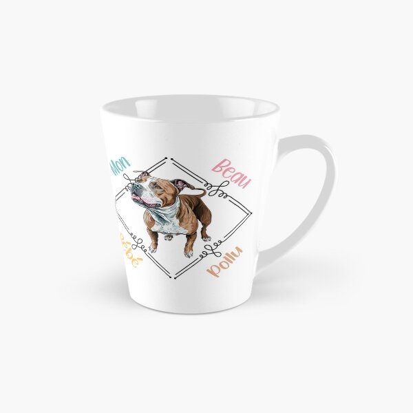 Item preview, American Staffordshire Terrier dog (am staff, amstaff or staff), my beautiful hairy baby for Terrier lovers, in French. designed and sold by isaweb.