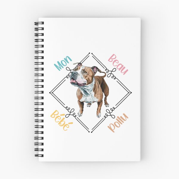 Item preview, American Staffordshire Terrier dog (am staff, amstaff or staff), my beautiful hairy baby for Terrier lovers, in French. designed and sold by isaweb.