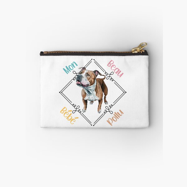 Item preview, American Staffordshire Terrier dog (am staff, amstaff or staff), my beautiful hairy baby for Terrier lovers, in French. designed and sold by isaweb.
