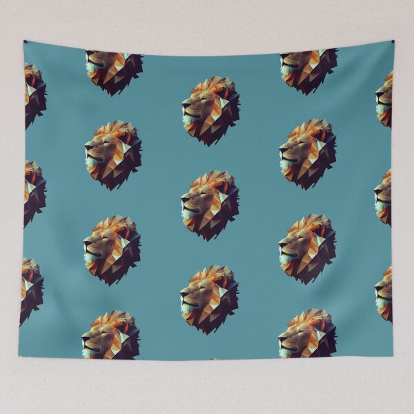 Item preview, Inspiring floating lion head designed and sold by Edekad.