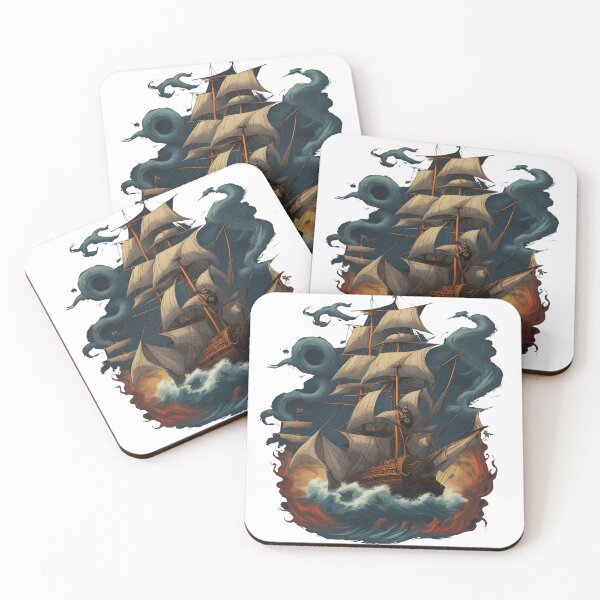 Item preview, Kraken's Call in Ghibli Style designed and sold by printyai.