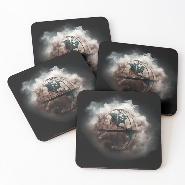 Item preview, Earth is caged, dissolves into smoke designed and sold by UnemployedArt.