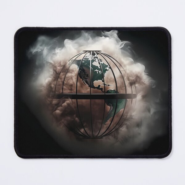 Item preview, Earth is caged, dissolves into smoke designed and sold by UnemployedArt.